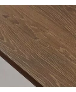 Tavolo da esterno keter "porto 200" in metallo bianco e piano effetto legno frassino 200x95x75 cm